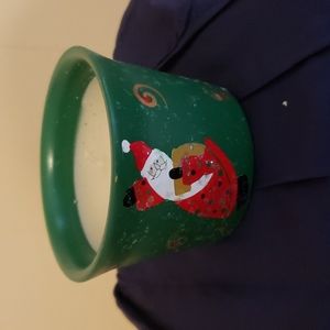 Centrum ceramic holiday candle